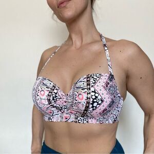 Victoria’s Secret Halter Bikini Swim Top The Getaway 34D Vacation